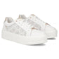 Filippo DP7668/26 white leather platform shoes Filippo