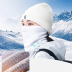Rockbros LFA23 TVI Women's Knitted Bicycle Neck Warmer - White
