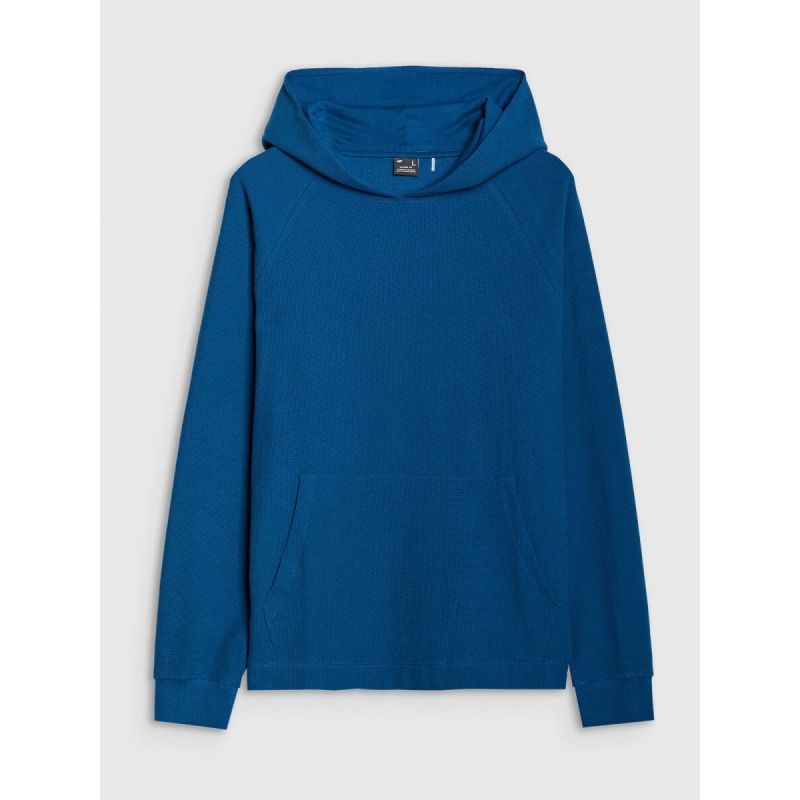 Men's sweatshirt with hood, open, 4F 4FWSS25TSWSM1558-46S *Kategoria tymczasowa Your Sports Performance