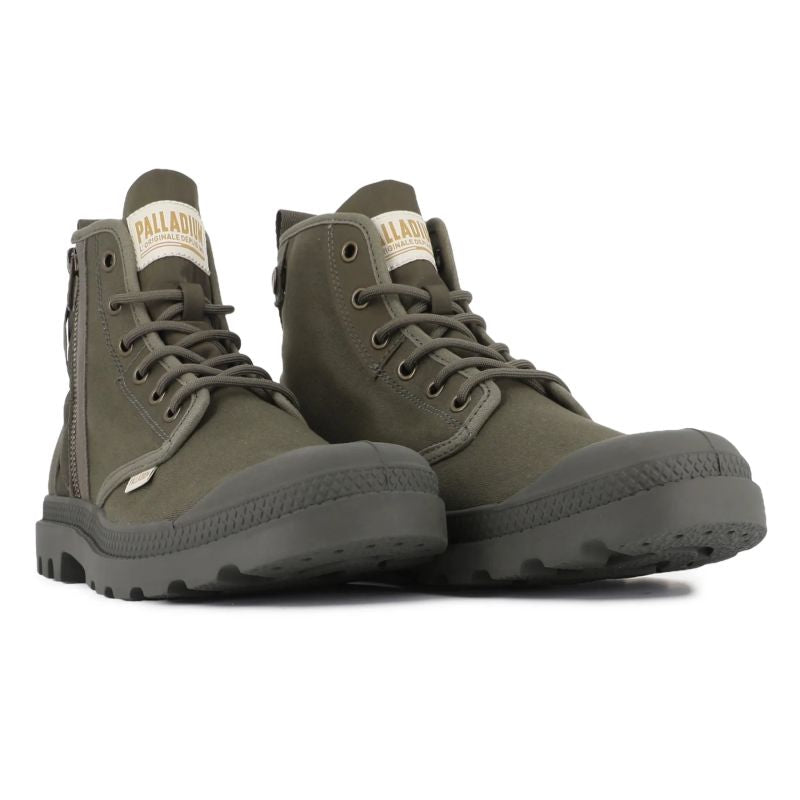 Palladium Pampa Detroit Zip 79500-325-M Olive Night Palladium