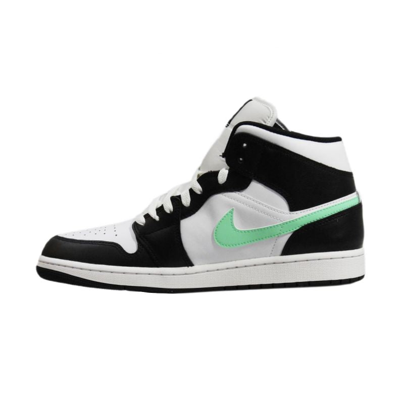 Air Jordan 1 Mid Green Glow White Men's Sneakers - DQ8426-103 Obuwie/Buty na co dzień Your Sports Performance
