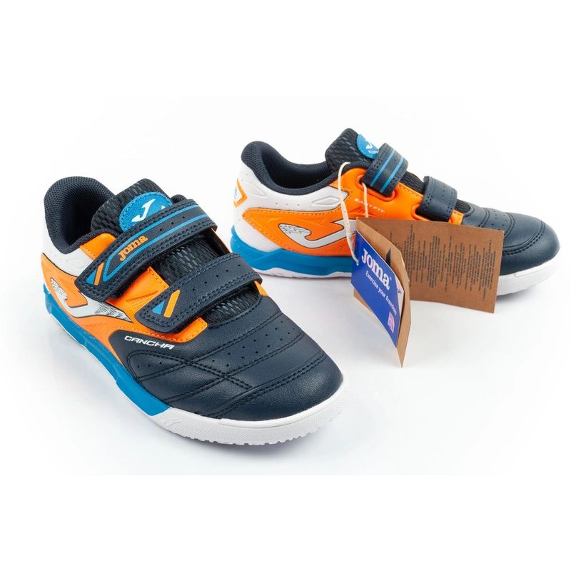 Joma Cancha JR 2633 indoor football sports shoes for children with Velcro