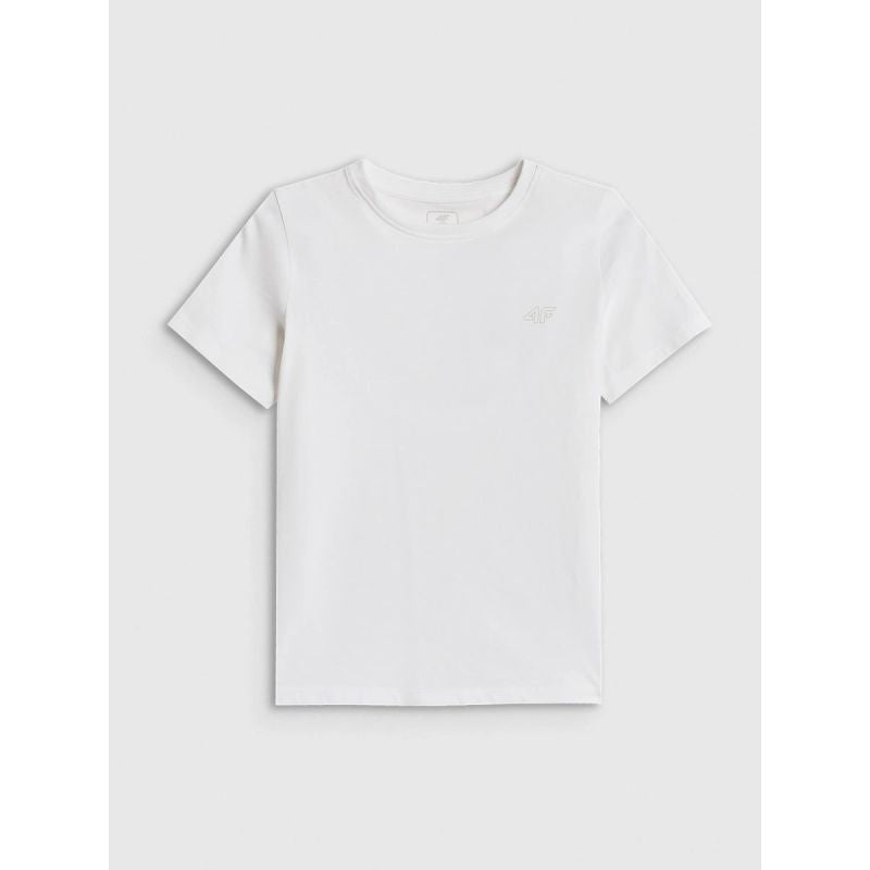 Girls’ Plain Regular-Fit T-Shirt 4F 4FJRMM00TTSHF3553-10S
