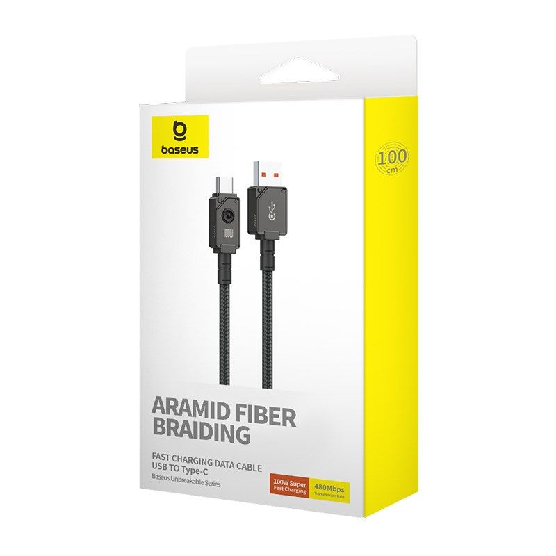 Baseus Unbreakable USB-USB C Cable 100m 1m (Black) In preparation Your Sports Performance