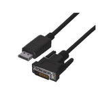 Lanberg CA-DPDV-10CU-0010-BK cable (DisplayPort M - DVI-D M; 1m; black) Kable i adaptery/Kable DisplayPort Your Sports Performance