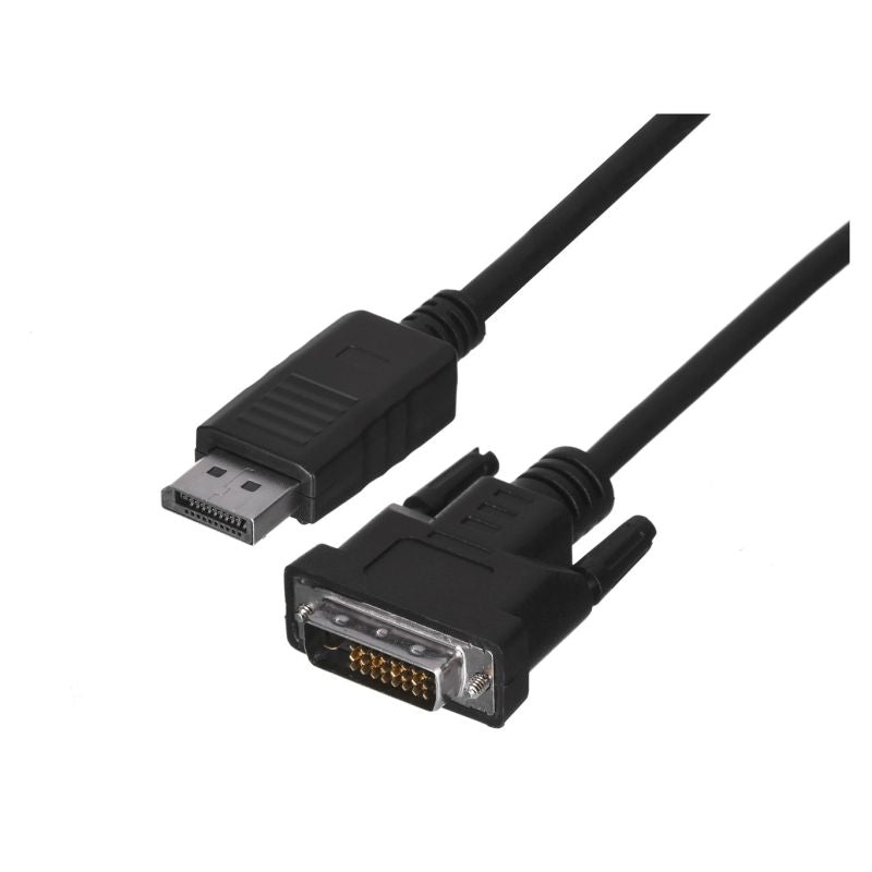 Lanberg CA-DPDV-10CU-0010-BK cable (DisplayPort M - DVI-D M; 1m; black) Kable i adaptery/Kable DisplayPort Your Sports Performance