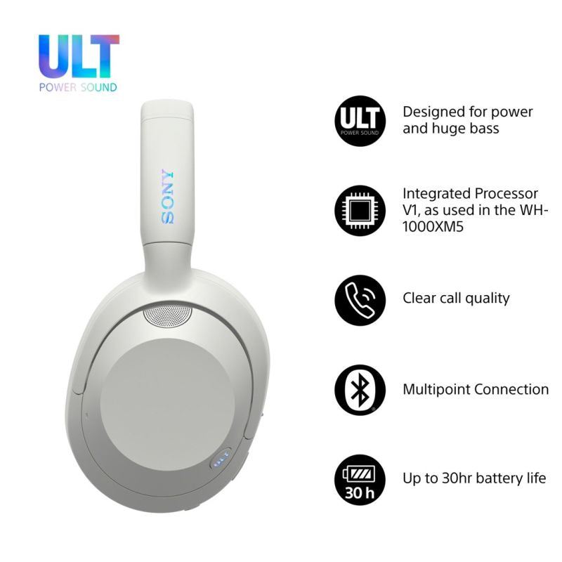 SONY WH-ULT900NW white headphones In preparation Your Sports Performance