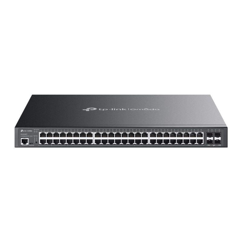 TP-Link Omada SG3452XMPP Network Link Managed L2+ Gigabit Ethernet (10/100/1000) PoE Support 1U Black Komunikacja i łączność/Switch-e Your Sports Performance