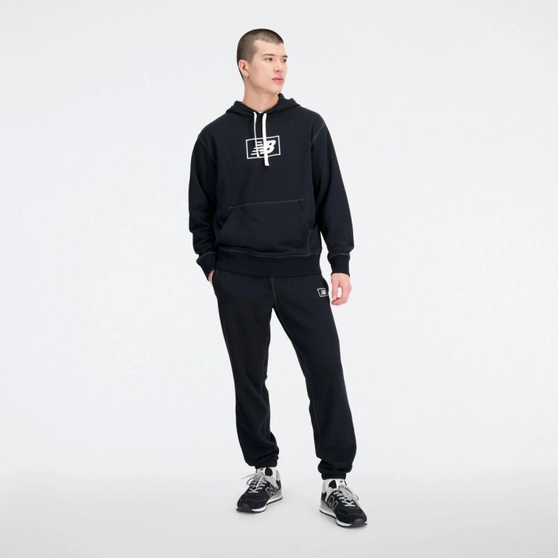 New Balance Essentials Hoodie M MT33508BK Clothing/Outdoor New Balance