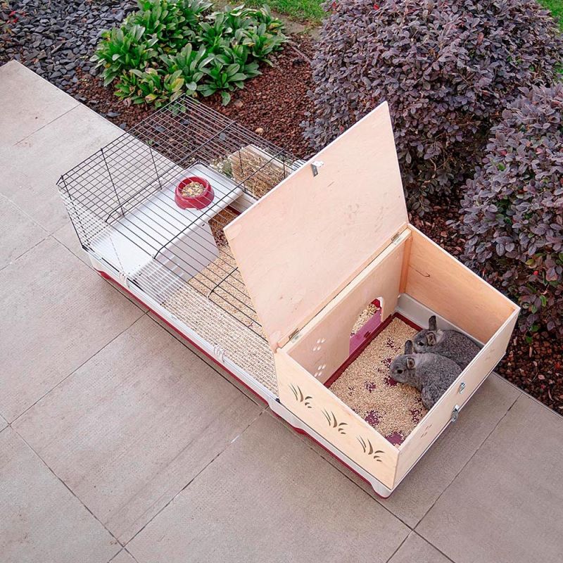 FERPLAST Rabbit 140 plus - rabbit cage (foldable) Dla małych zwierząt/Klatki Your Sports Performance