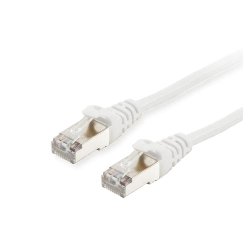 Equip Cat6 patch cable 60pcs S/FTP 2xRJ45 0.50m white LSZH Kable, gniazda i wtyki/Patchcable Your Sports Performance