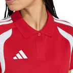 Women's adidas Tiro 26 League Polo Shirt red KF9099