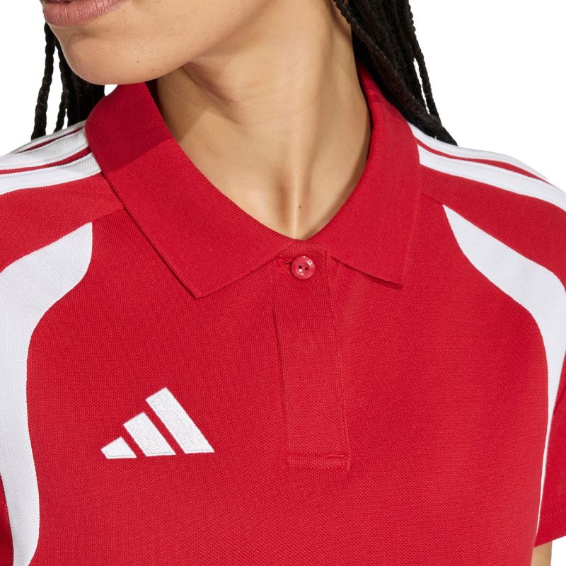 Women's adidas Tiro 26 League Polo Shirt red KF9099