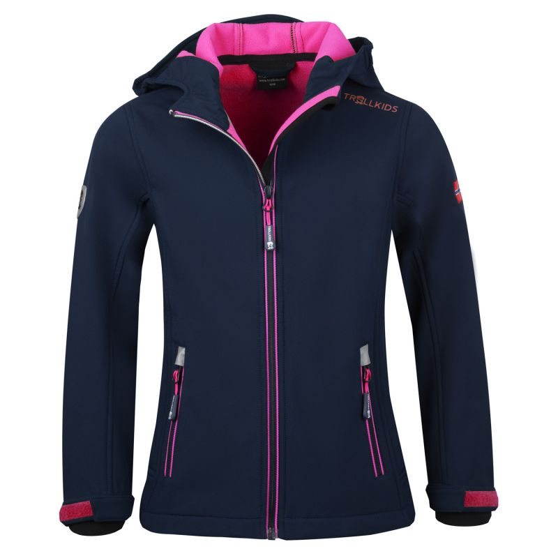 TrollKids Girls Trollfjord Jacket Jr 175-114 Trollkids