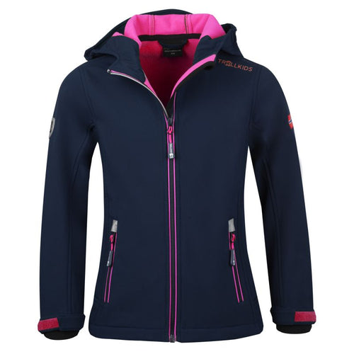 TrollKids Girls Trollfjord Jacket Jr 175-114 Trollkids