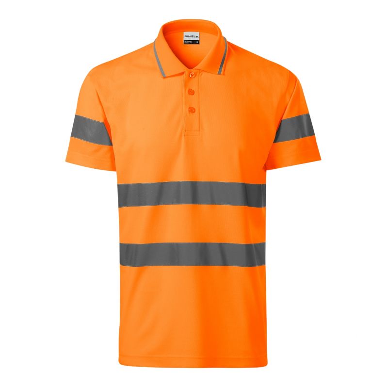 Rimeck HV Runway M polo shirt MLI-2V998 fluorescent orange Clothing/Lifestyle/T-shirts/Rimeck Your Sports Performance