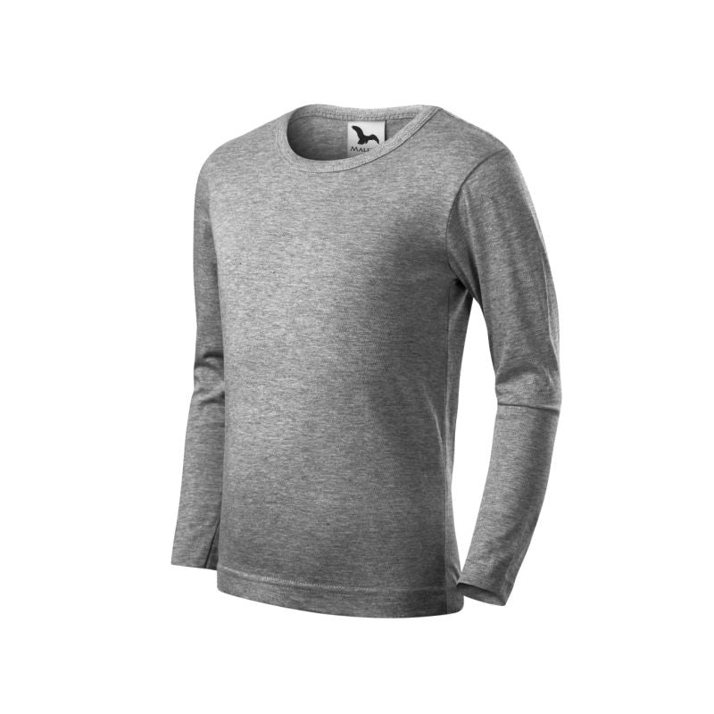 T-shirt Malfini Fit-T LS Jr MLI-12112 dark gray melange Clothing/Lifestyle/T-shirts/Malfini Malfini