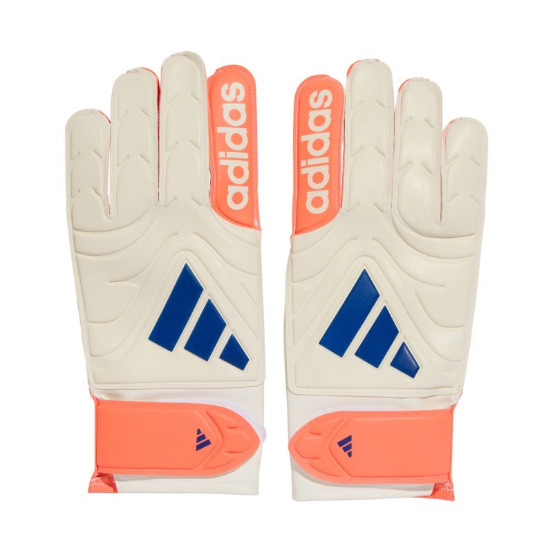 adidas Copa Glove Club goalkeeper gloves white and orange JN5339 adidas