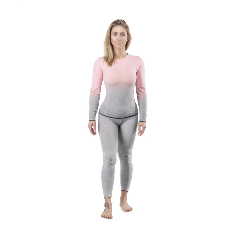 Thermoactive underwear Spokey Flora Set Lady Termo SM VT W 6114300000 gray and pink Clothing/Outdoor/Alpinus Your Sports Performance