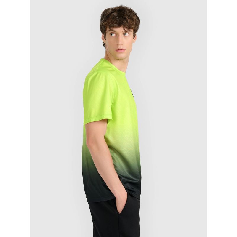 Men's quick-drying T-shirt with print 4F x Robert Lewandowski 4F RL9SAW25TTSHM3358-45N