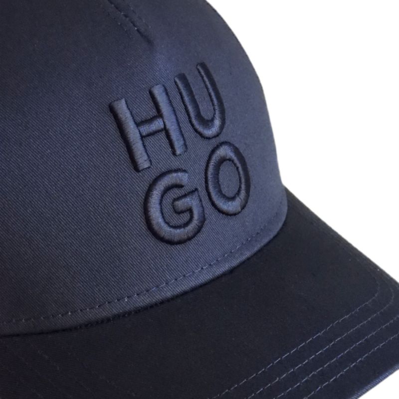 Hugo Boss Jude-Stacked Navy Blue Baseball Cap - 50533409-405 Boss