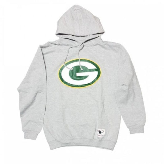 Mitchell &amp; Ness Team Logo Hoody Green Bay Pacers M HDSSINTL1052-GBPGREY Clothing/Lifestyle/Mitchell & Ness Your Sports Performance