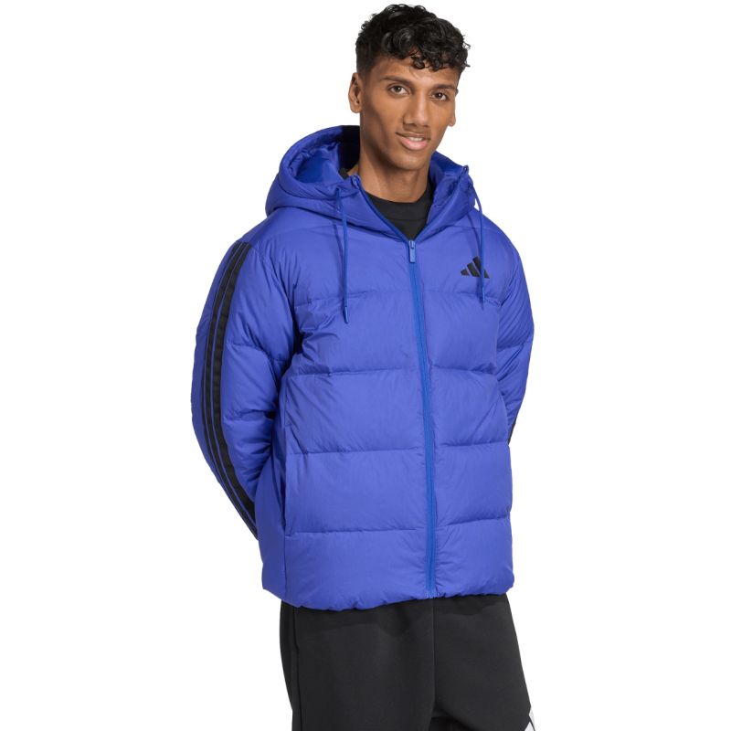 Men's jacket adidas Ess 3S PD HD J cobalt JW9099 In preparation Adidas