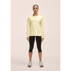 Casall Soft Texture Long Sleeve Women's Training T-Shirt Yellow