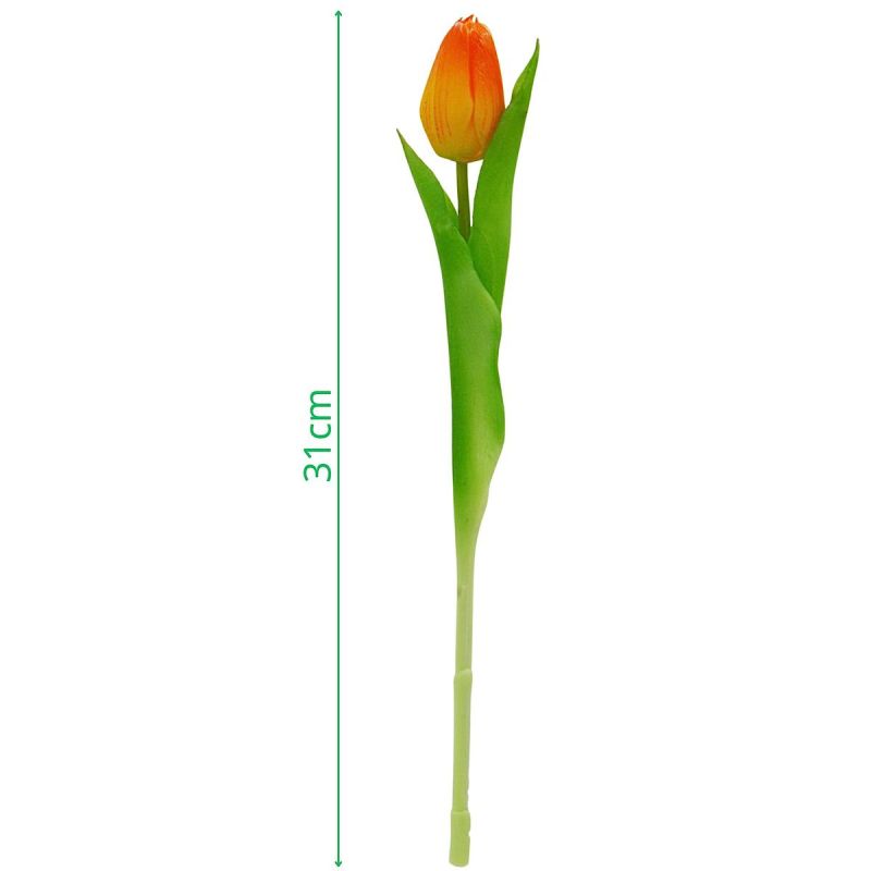 ORANGE TULIP 31CM LIFE-LIKE SPRING DECORATION Home and Garden/Equipment Your Sports Performance