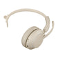 Jabra Evolve2 65 MS Mono Link380c Wireless Over-Ear Headphones, Beige + Stand In preparation Your Sports Performance
