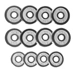 Barbells in a CHROME HMS suitcase 2x7,5kg STC15