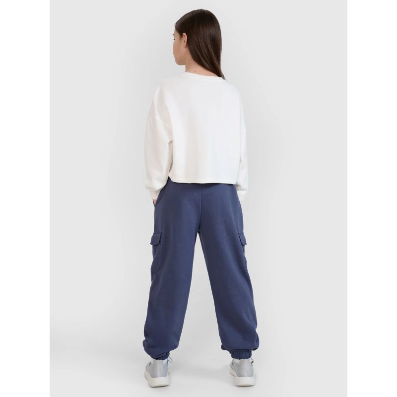 Girls' jogger sweatpants 4F 4FJWSS25TTROF1135-22S *Kategoria tymczasowa Your Sports Performance