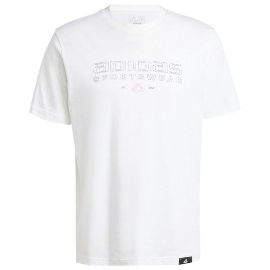 T-shirt adidas Tech Linear Graphic M IW2690 Clothing/Lifestyle/T-shirts Adidas
