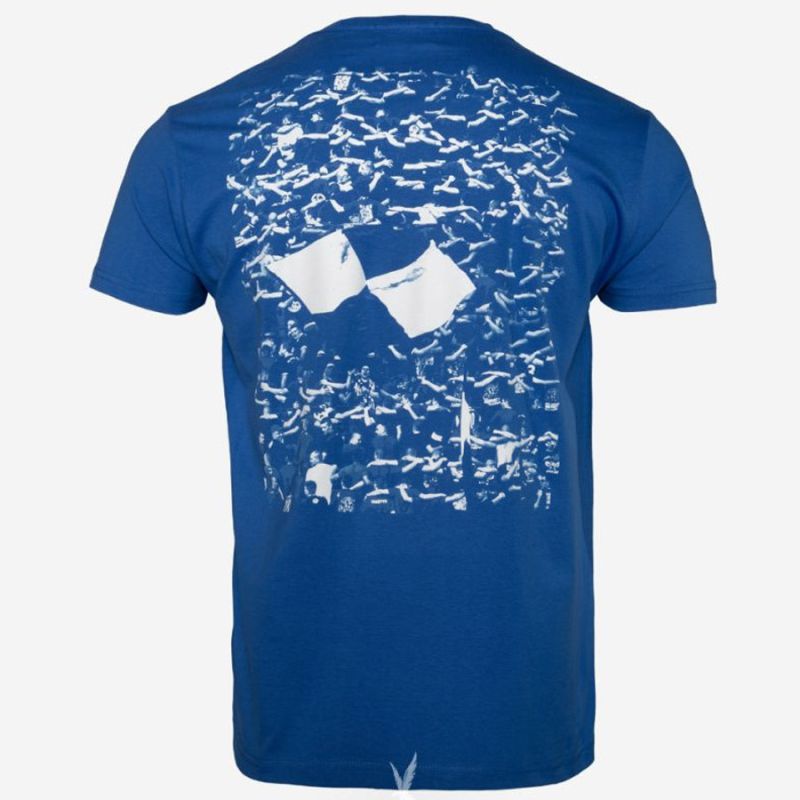 The Poznań Fans T-shirt Blue M KKS Lech