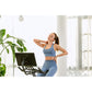 OVICX Q200X magnetic exercise bike with 15.6" TFT touchscreen, WIFI bluetooth & app