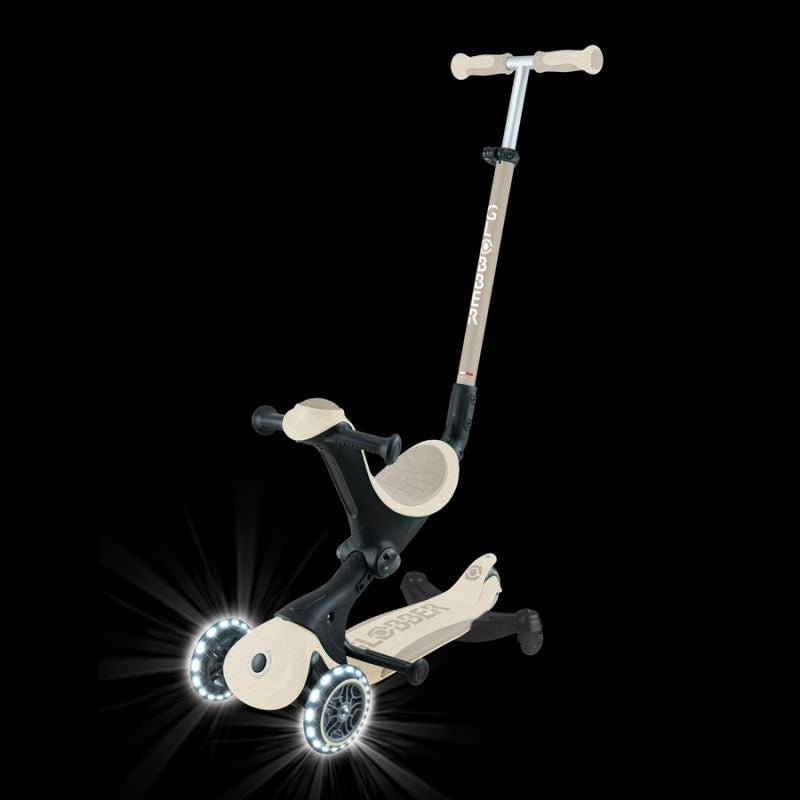 Scooter with ride-on seat GO•UP DELUXE LIGHTS ECOLOGIC 360 (697-566) Accessories/Skating/Hulajnogi/Traditional/For kids/Globber Your Sports Performance