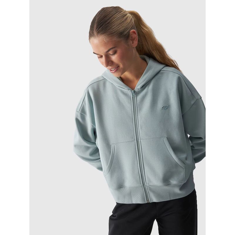Women's zip-up hooded sweatshirt 4F 4FWAW24TSWSF1306-47S *Kategoria tymczasowa Your Sports Performance