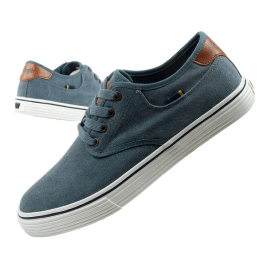 Wrangler men's Calypso Derby sneakers, blue, comfortable Wrangler