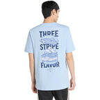Men's adidas Burger Flavor Graphic T-shirt light blue KT9731
