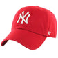 47 Brand New York Yankees MLB Clean Up Cap B-RGW17GWS-RD Clothing/Multisport Your Sports Performance