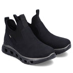 Rieker W RKR616 comfortable slip-on ankle boots, black Footwear/Lifestyle/Rieker Your Sports Performance