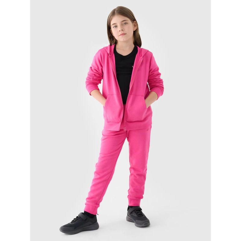 Girls' jogger sweatpants 4F Junior 4FJWMM00TTROF0828-55S *Kategoria tymczasowa Your Sports Performance