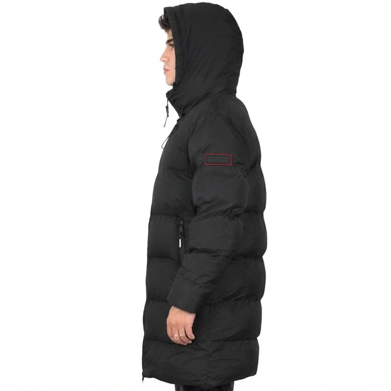Men’s parka Geographical Norway BARBARIAN LONG BLACK DB MEN 001 (WA2879H/GN-BLACK)