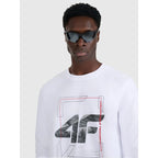 Men's longsleeve regular with print 4F 4FRAW25TLONM606-10S 4f