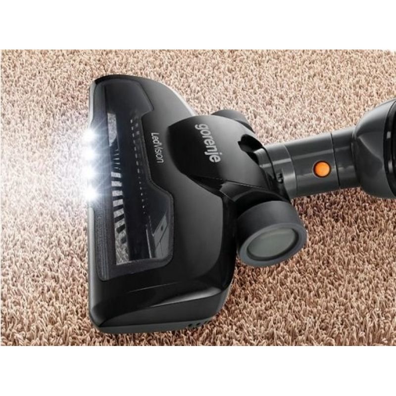 GORENJE SVC144FBK upright vacuum cleaner, black AGD - Produkty/Odkurzacze Your Sports Performance