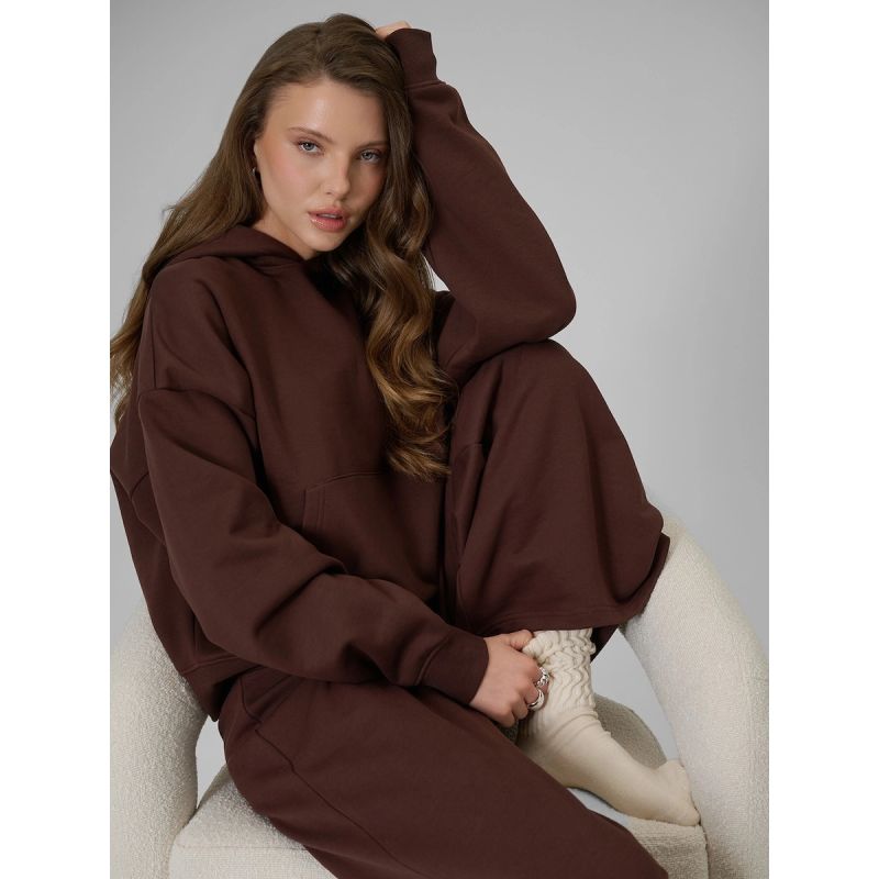 Women's regular hooded sweatshirt 4F 4FRSS26TSWSF2926-80S