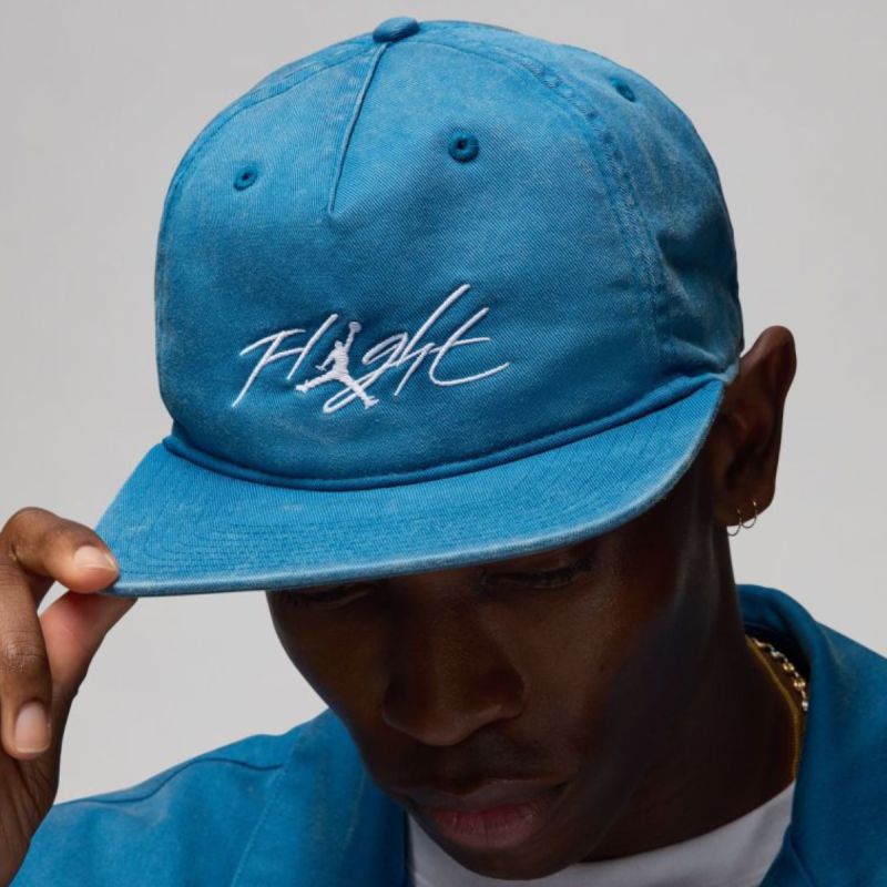Air Jordan Flight Pro Unstructured Industrial Blue Snapback Cap - FV5300-457 Odzież/Czapki/Czapki z daszkiem Your Sports Performance