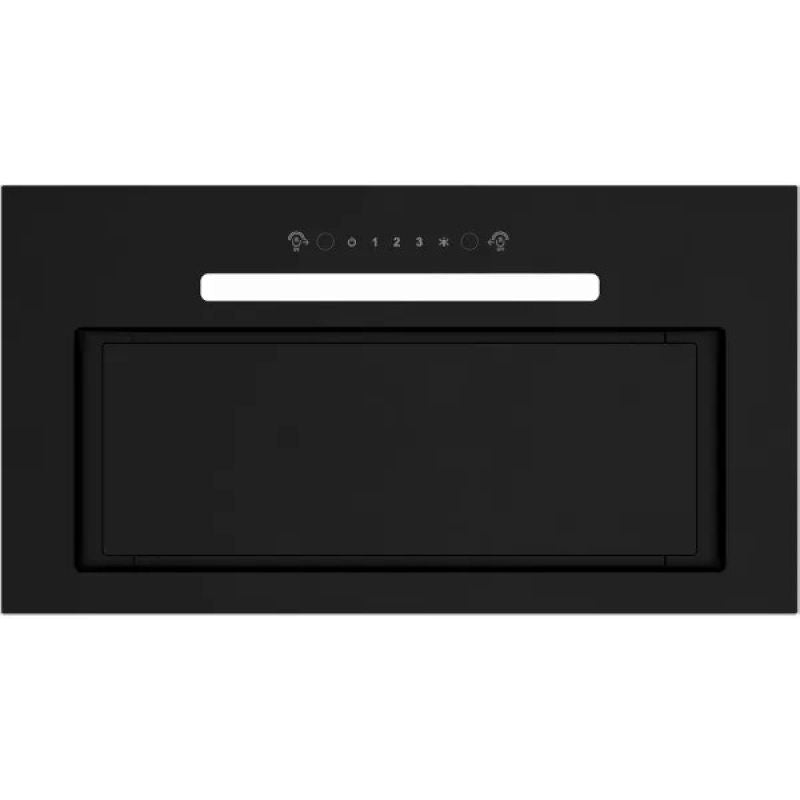 Built-in kitchen hood MPM-54-OWS-01 black glass, gesture control, LED lighting, absorber and extractor AGD - Produkty/Okapy kuchenne Your Sports Performance