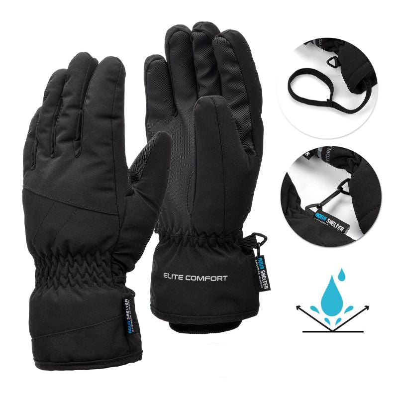 Meteor Nevis S winter gloves black Clothing Your Sports Performance