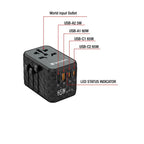 GAN III UNI.TR.CHARG UTA-05 65W/2XUSB-C QC 4+ /2 XUSB-A Kable i adaptery/Adaptery, przejściówki Your Sports Performance